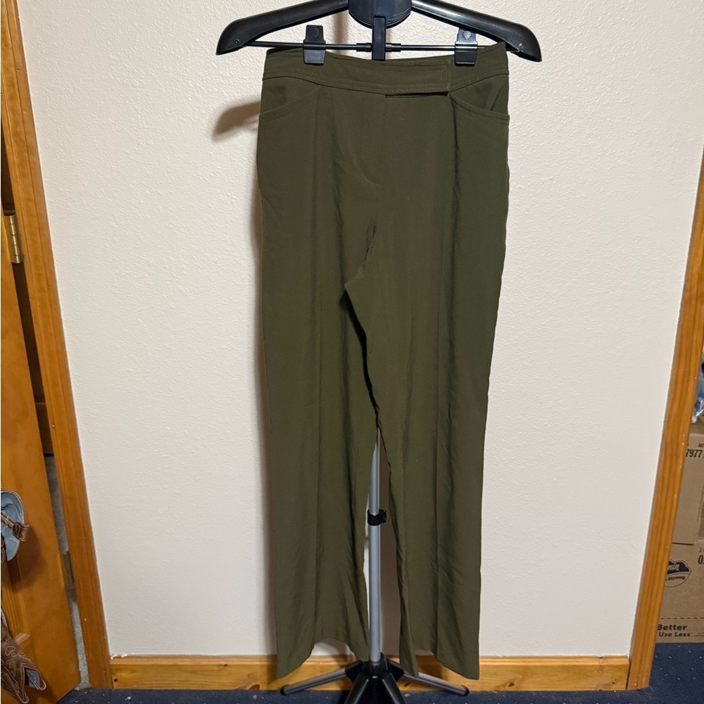 Worthington Stretch Olive Trousers size 6